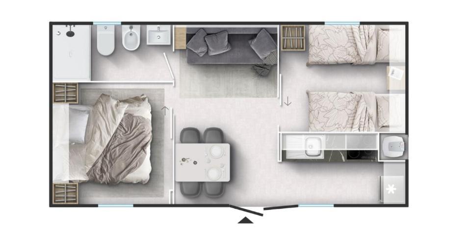 Hotel Park E Mobil Home Соттомарина Экстерьер фото